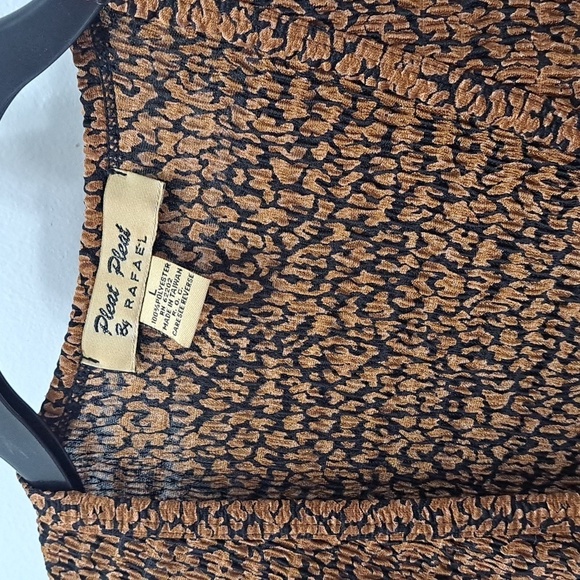 Pleat Pleat by Rafael vintage tops size Large - Picture 5 of 6